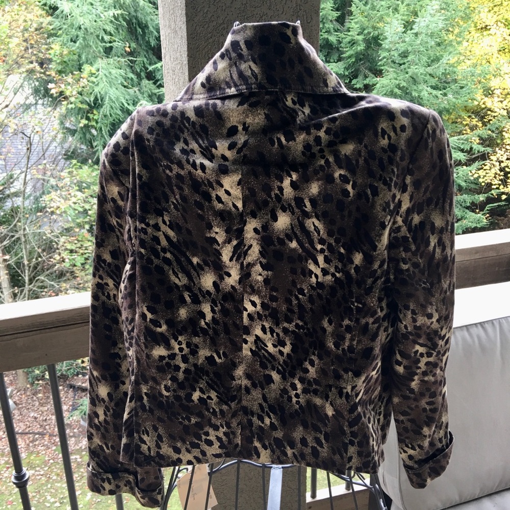 Grace Elements Jacket, Animal Print Jacket - image 5